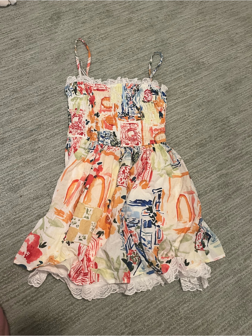 Grey Bandit Colorful Pattern Dress M